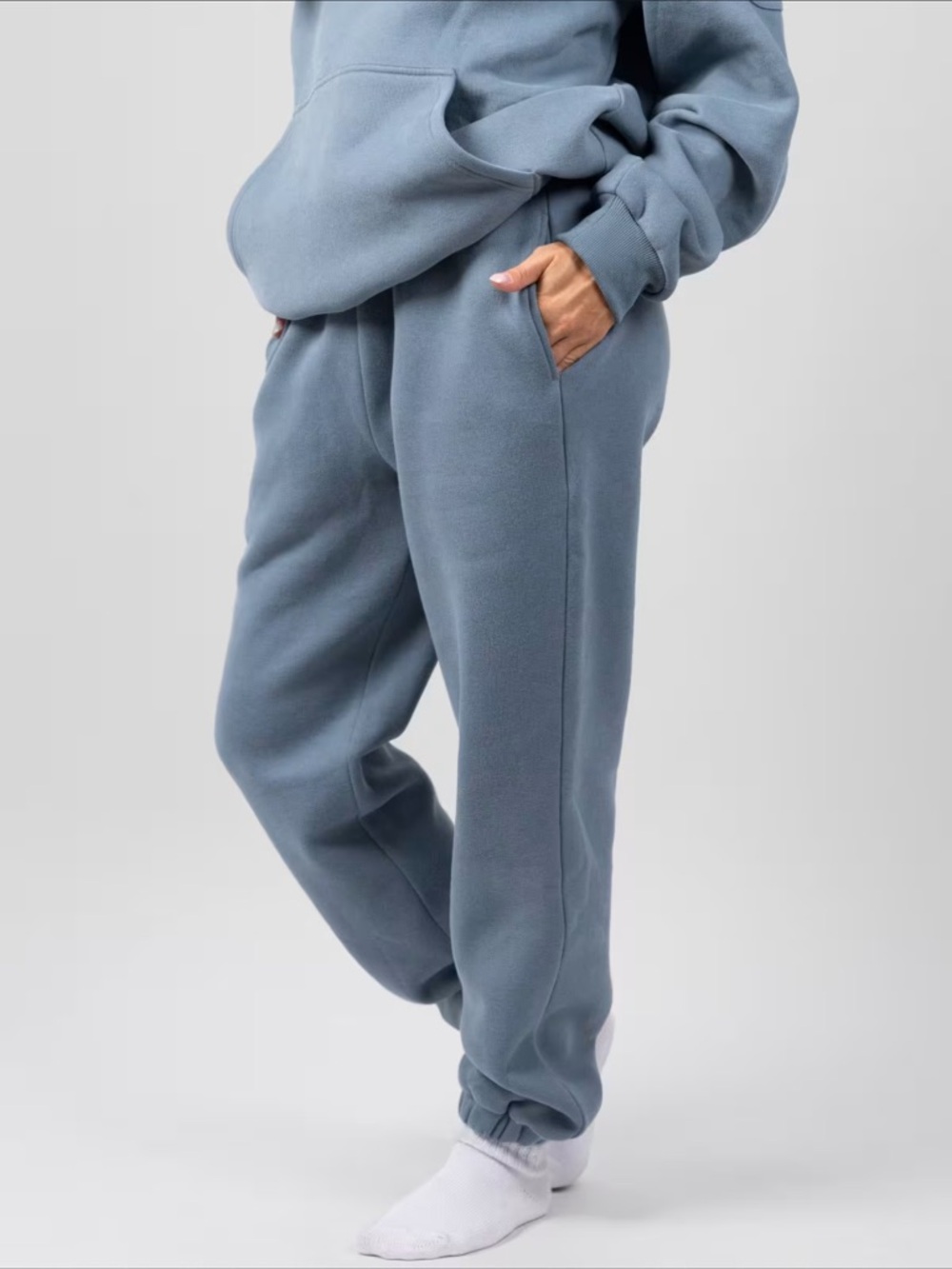 COMFRT Travel Essentials Oversized Unisex Jogger Sweatpants Sky Blue Small - Picture 10 of 10